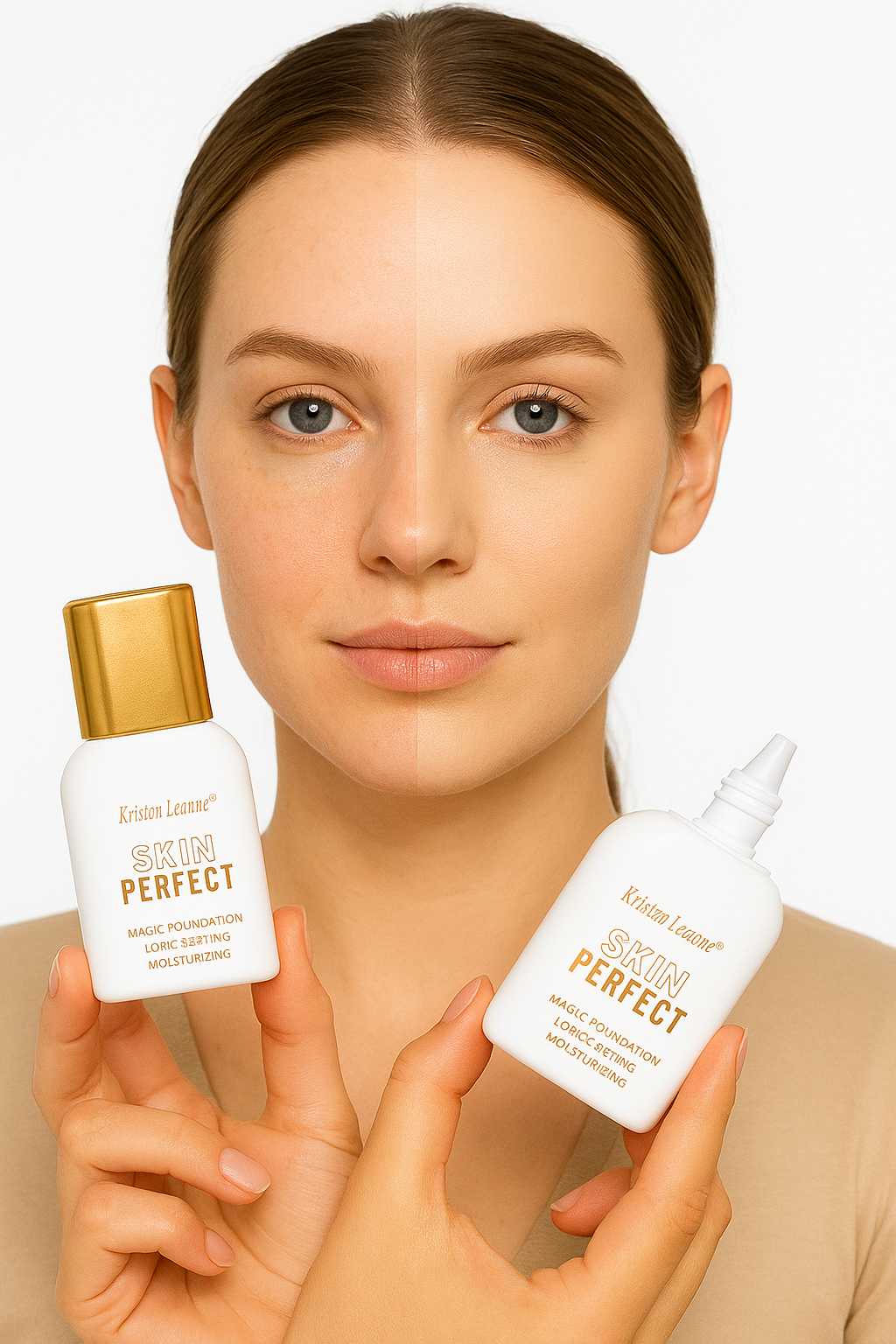 KRISTEN LEANNE Warm-Changing Skin Tone Foundation and Blush