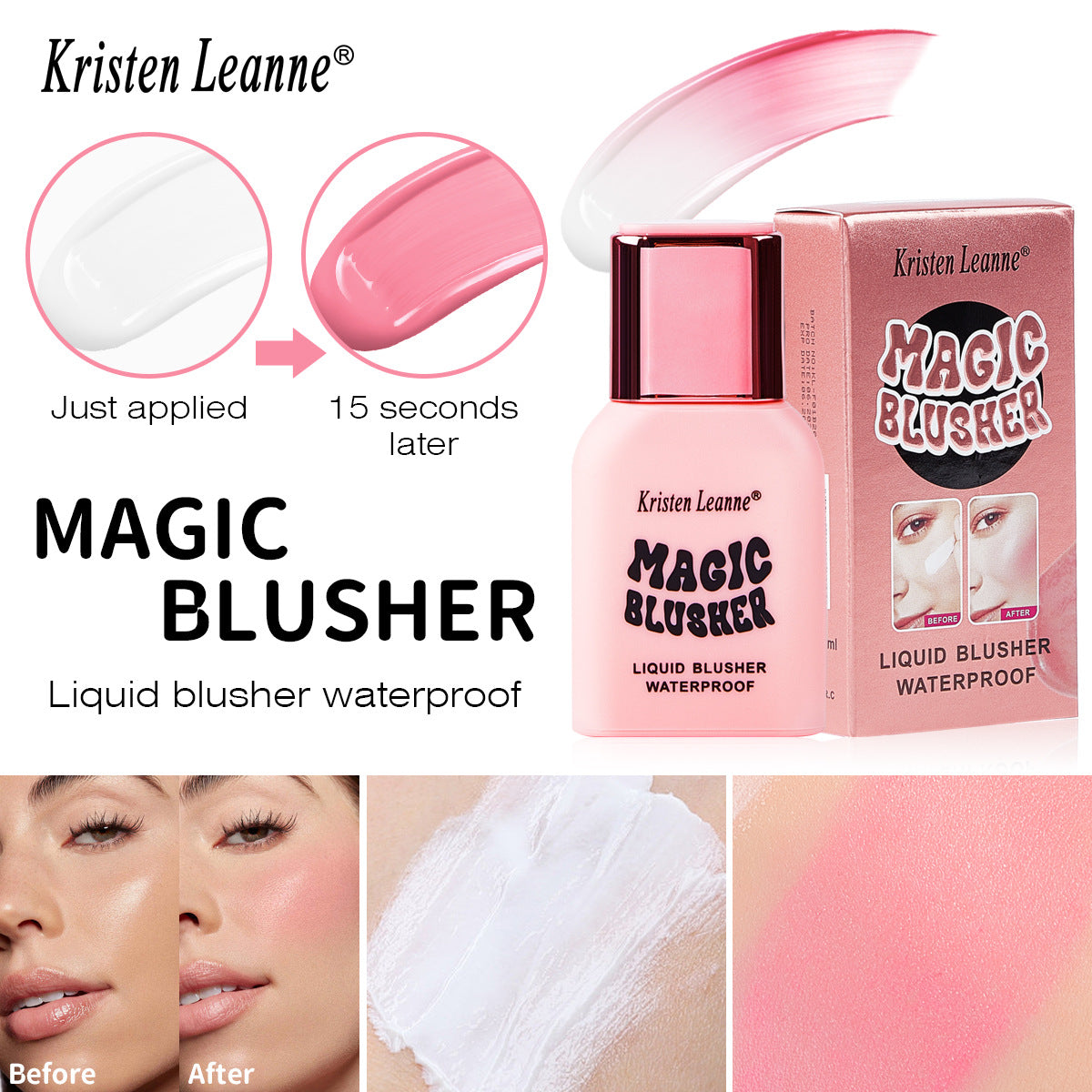 KRISTEN LEANNE Warm-Changing Skin Tone Foundation and Blush