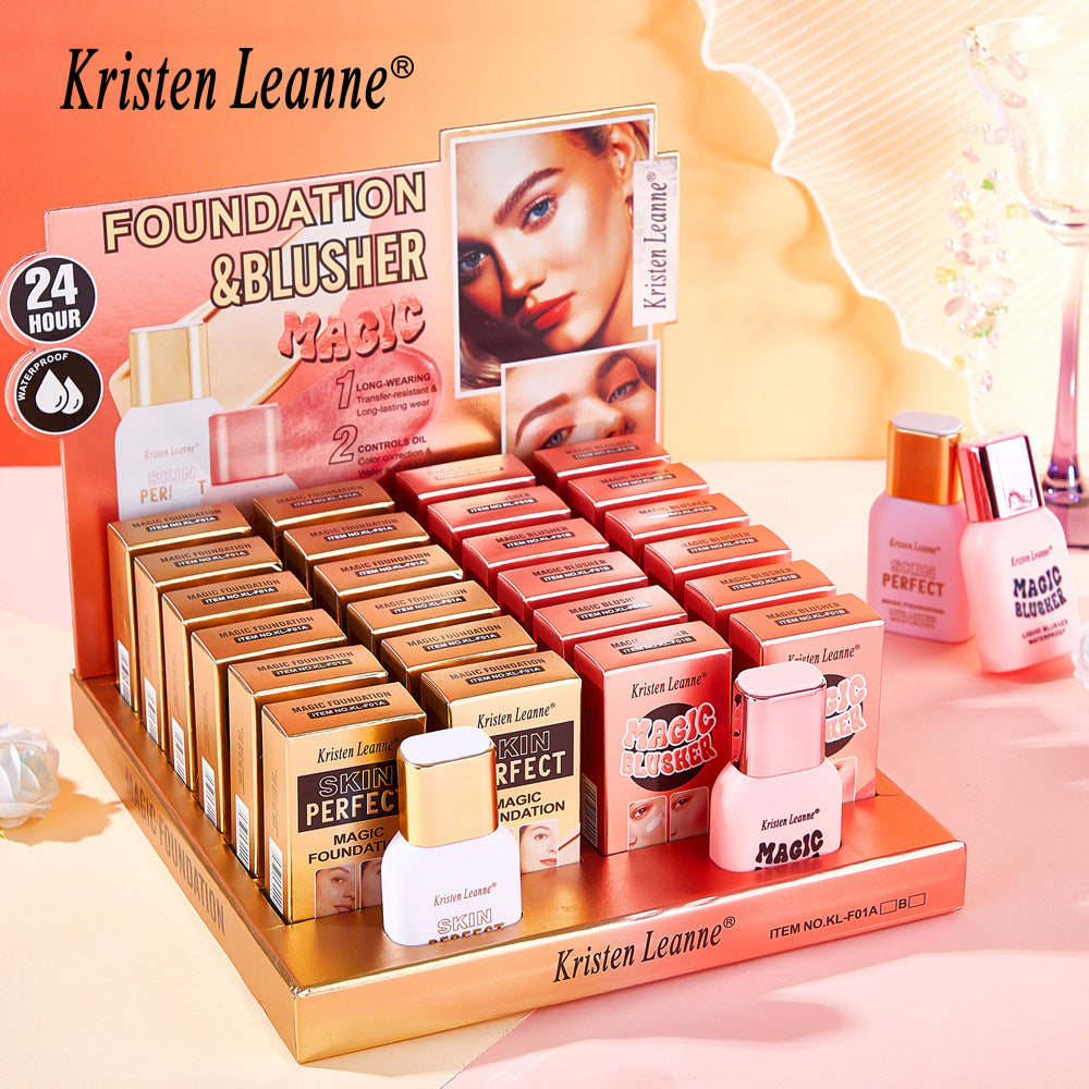 KRISTEN LEANNE Warm-Changing Skin Tone Foundation and Blush