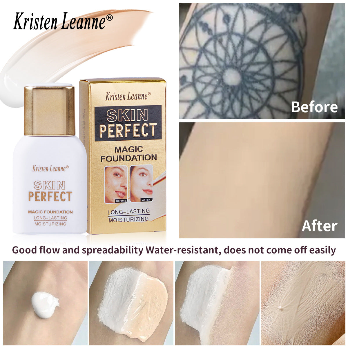 KRISTEN LEANNE Warm-Changing Skin Tone Foundation and Blush