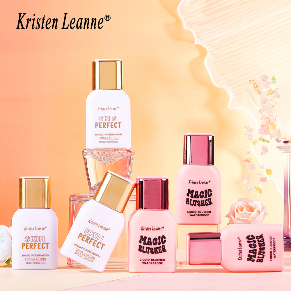KRISTEN LEANNE Warm-Changing Skin Tone Foundation and Blush