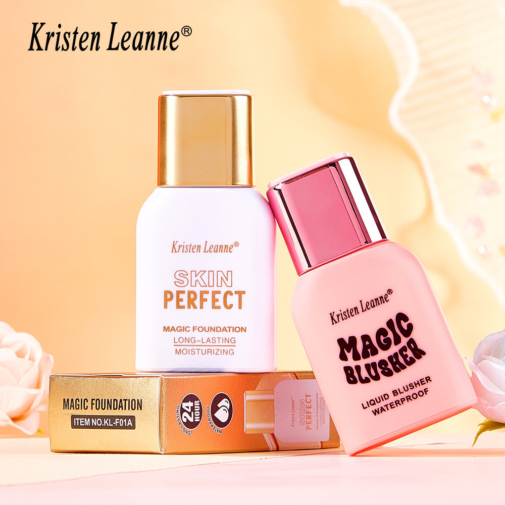 KRISTEN LEANNE Warm-Changing Skin Tone Foundation and Blush