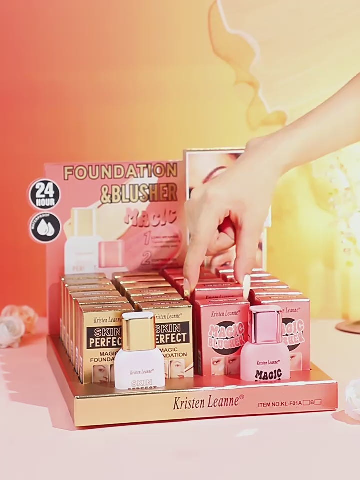 KRISTEN LEANNE Warm-Changing Skin Tone Foundation and Blush